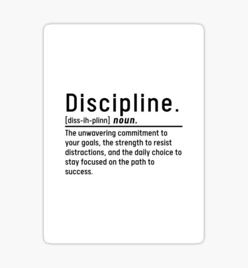discipline
