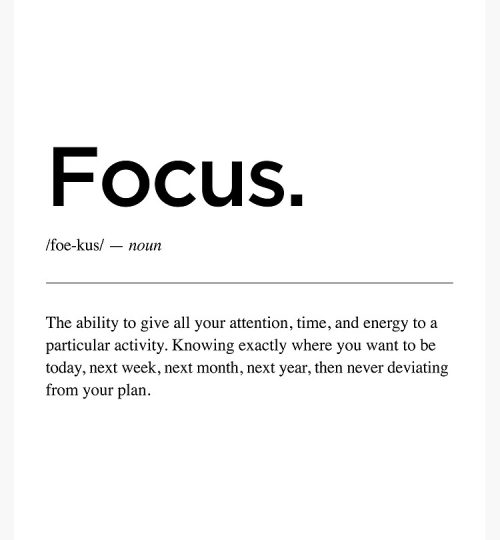 focus